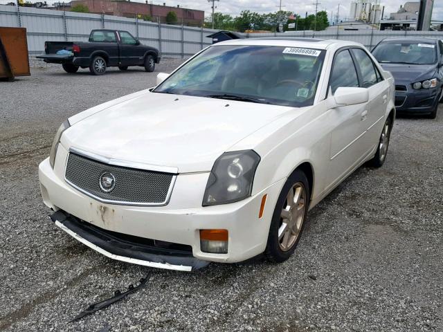 1G6DP567950220133 - 2005 CADILLAC CTS HI FEA WHITE photo 2