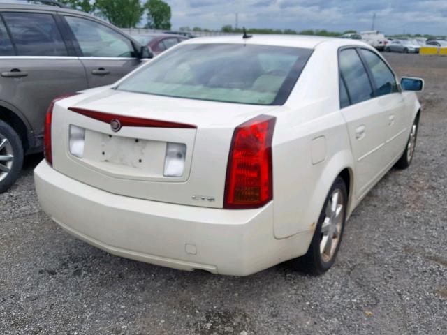 1G6DP567950220133 - 2005 CADILLAC CTS HI FEA WHITE photo 4