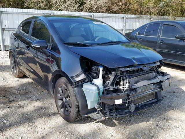 KNADN4A3XD6206932 - 2013 KIA RIO EX BLACK photo 1