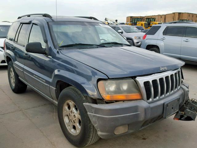 1J4GX38S92C150704 - 2002 JEEP GRAND CHER BLUE photo 1