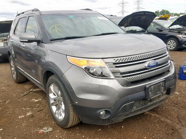 1FMHK8F89BGA41838 - 2011 FORD EXPLORER L GRAY photo 1