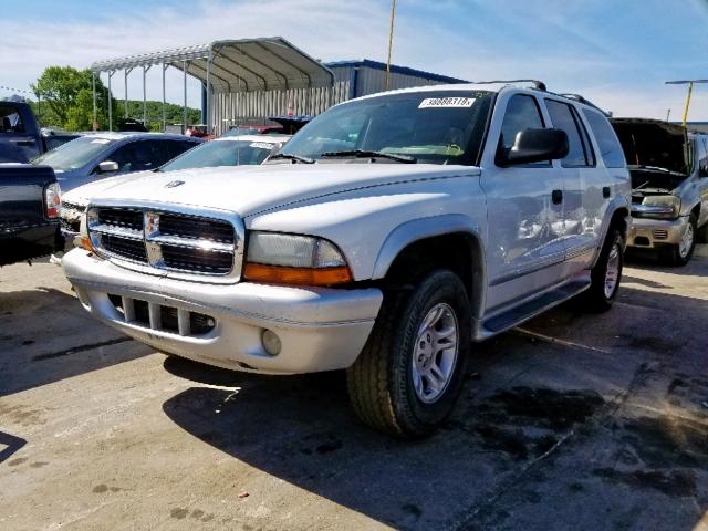 1D4HS58Z83F559023 - 2003 DODGE DURANGO SL WHITE photo 2