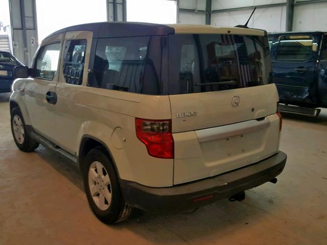 5J6YH1H70BL000823 - 2011 HONDA ELEMENT EX WHITE photo 3