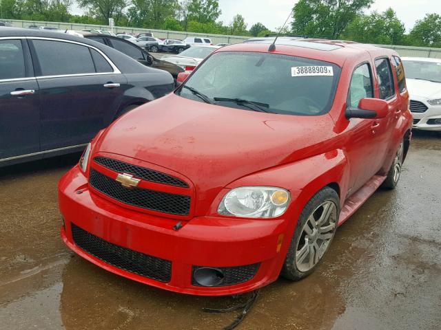 3GNBADDM1AS556636 - 2010 CHEVROLET HHR SS RED photo 2