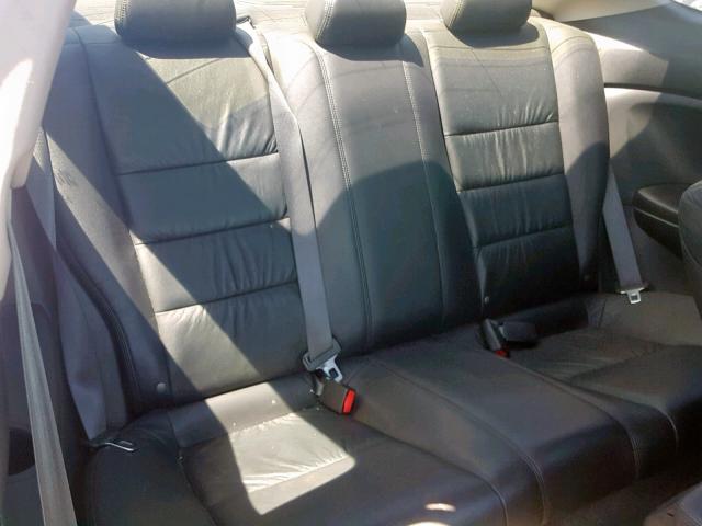 1HGCS21868A015004 - 2008 HONDA ACCORD EXL BLUE photo 6