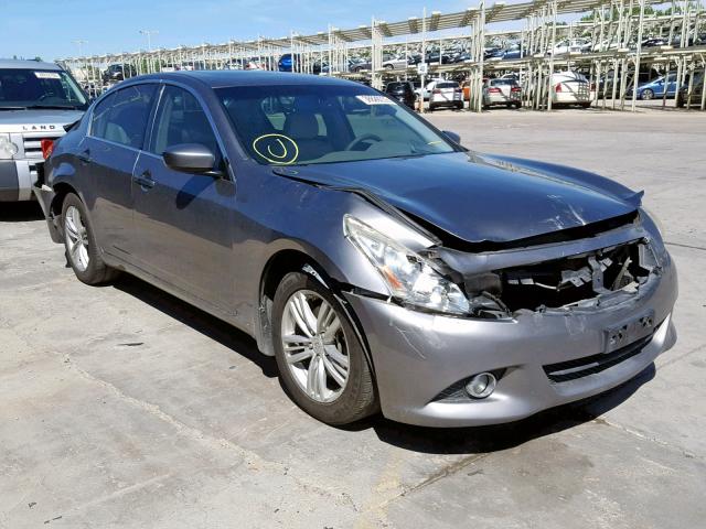 JN1DV6AP6CM810394 - 2012 INFINITI G25 BASE GRAY photo 1