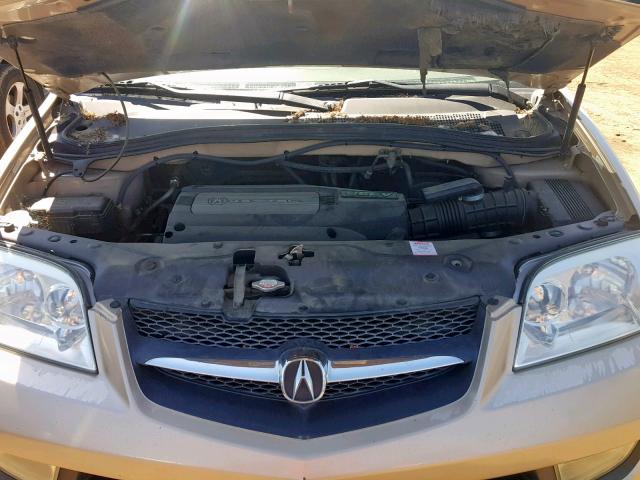 2HNYD18292H540698 - 2002 ACURA MDX GOLD photo 7