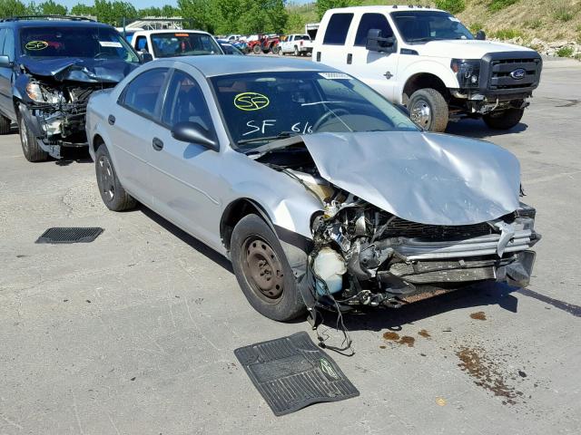 1B3EL36T14N341658 - 2004 DODGE STRATUS SE SILVER photo 1