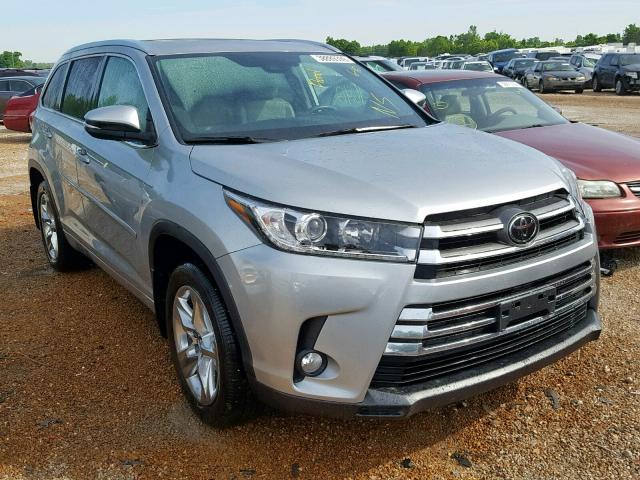 5TDDZRFHXJS841685 - 2018 TOYOTA HIGHLANDER SILVER photo 1