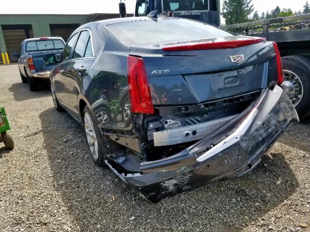 1G6AB5SX7H0150918 - 2017 CADILLAC ATS LUXURY GRAY photo 3