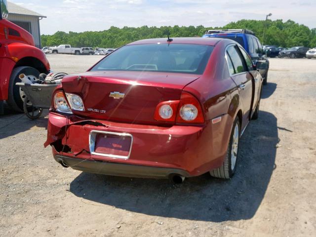 1G1ZE5E7XBF251418 - 2011 CHEVROLET MALIBU LTZ 勃艮第红 照片 4