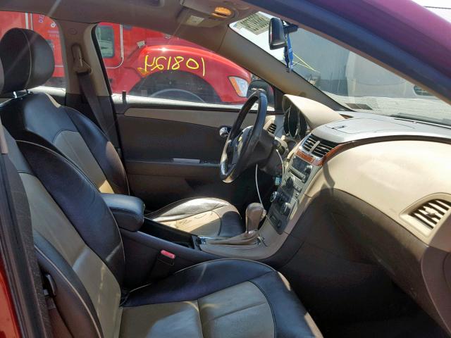 1G1ZE5E7XBF251418 - 2011 CHEVROLET MALIBU LTZ 勃艮第红 照片 5