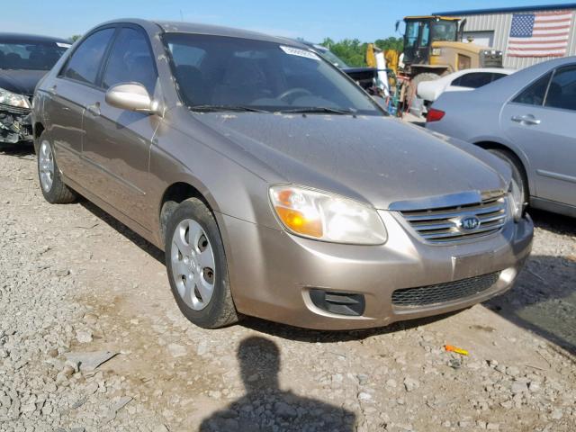 KNAFE121X75411844 - 2007 KIA SPECTRA EX TAN photo 1