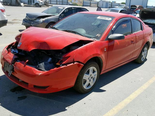 1G8AM15F46Z113329 - 2006 SATURN ION LEVEL RED photo 2