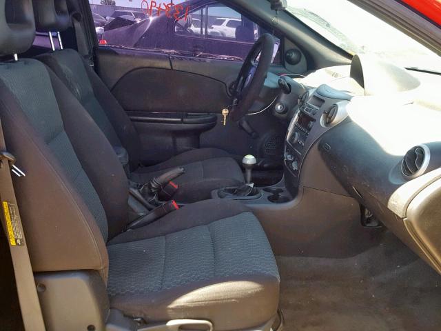 1G8AM15F46Z113329 - 2006 SATURN ION LEVEL RED photo 5