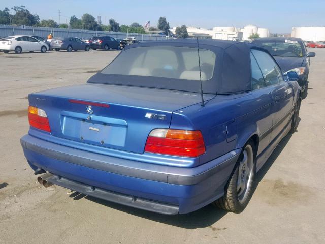 WBSBK0338WEC39246 - 1998 BMW M3 AUTOMAT BLUE photo 4