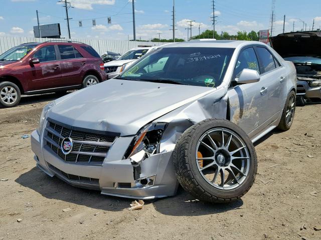 1G6DS5ED7B0159107 - 2011 CADILLAC CTS PREMIU SILVER photo 2