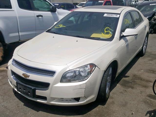 1G1ZE5E71BF398792 - 2011 CHEVROLET MALIBU LTZ თეთრი ფოტო 2