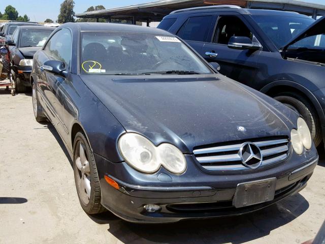 WDBTJ65J55F152485 - 2005 MERCEDES-BENZ CLK 320C BLUE photo 1