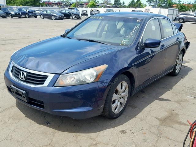 1HGCP26889A001648 - 2009 HONDA ACCORD EXL BLUE photo 2