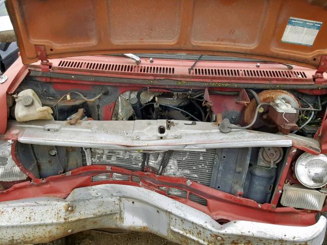 CGD15A4143087 - 1980 CHEVROLET G10 RED photo 7
