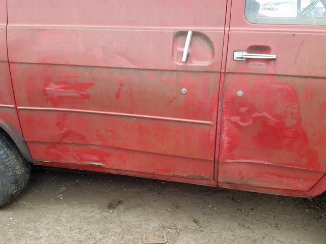 CGD15A4143087 - 1980 CHEVROLET G10 RED photo 9