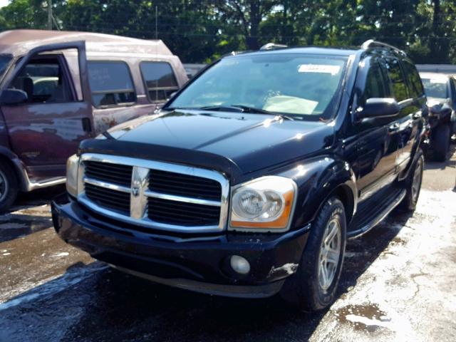 1D4HD48D55F541669 - 2005 DODGE DURANGO SL BLACK photo 2