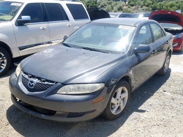 1YVFP80C845N27821 - 2004 MAZDA 6 I GRAY photo 2