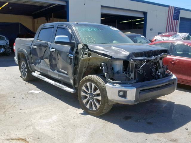 5TFHW5F16JX700919 - 2018 TOYOTA TUNDRA CRE BLACK photo 1