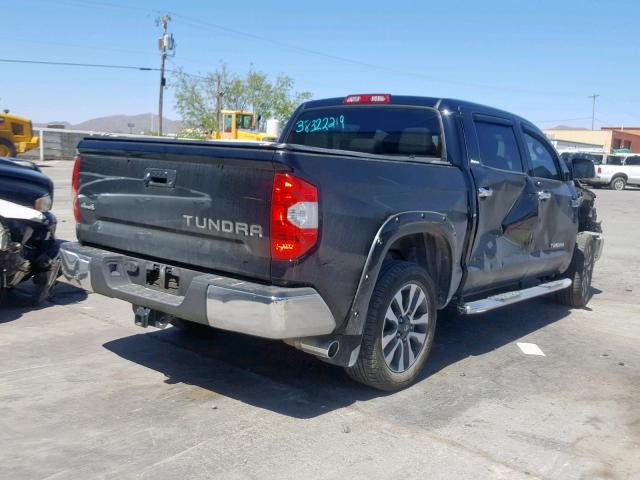 5TFHW5F16JX700919 - 2018 TOYOTA TUNDRA CRE BLACK photo 4