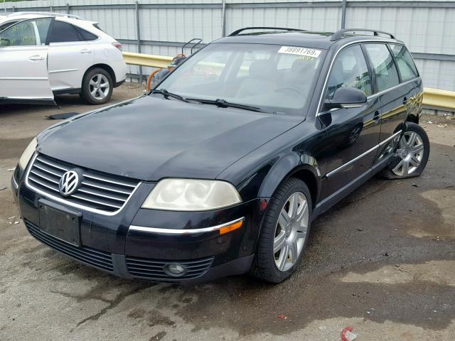 WVWCD63B95E143329 - 2005 VOLKSWAGEN PASSAT GLS BLACK photo 2