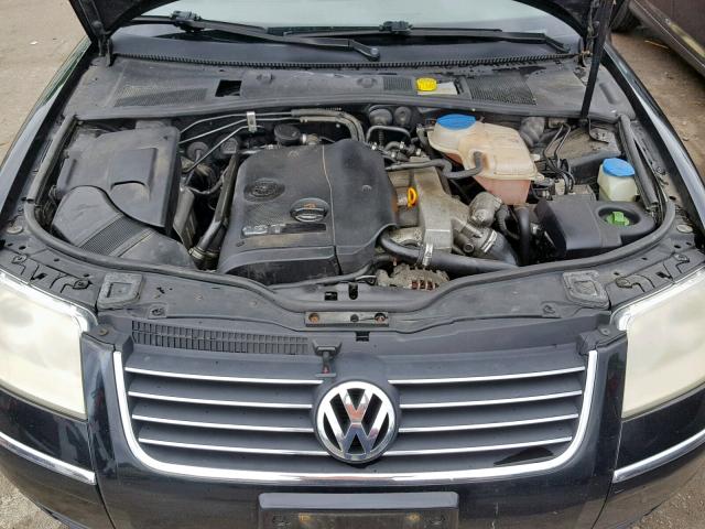 WVWCD63B95E143329 - 2005 VOLKSWAGEN PASSAT GLS BLACK photo 7