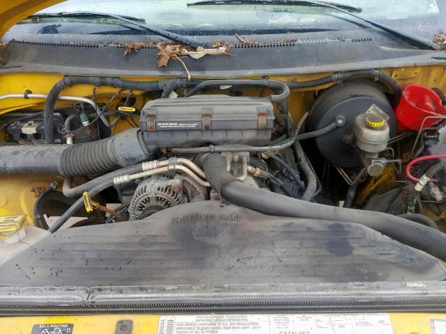 1B7HC1628YS526544 - 2003 DODGE RAM 100 YELLOW photo 7