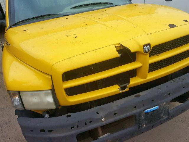 1B7HC1628YS526544 - 2003 DODGE RAM 100 YELLOW photo 9