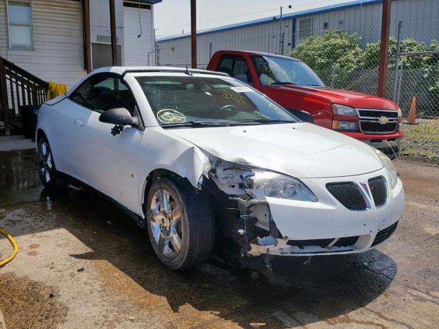 1G2ZH361294124900 - 2009 PONTIAC G6 GT WHITE photo 1