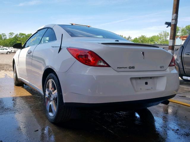 1G2ZH361294124900 - 2009 PONTIAC G6 GT WHITE photo 3