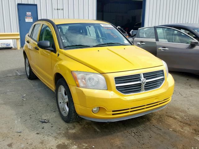 1B3HB48B47D536657 - 2007 DODGE CALIBER SX YELLOW photo 1