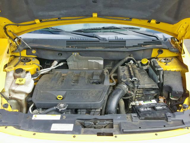 1B3HB48B47D536657 - 2007 DODGE CALIBER SX YELLOW photo 7