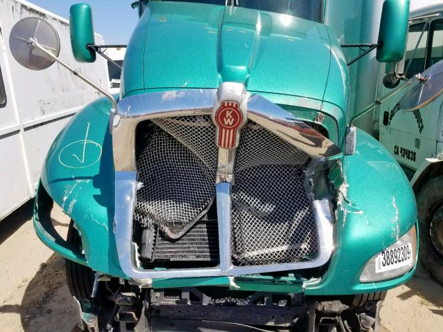 1XKAD49X7BJ289556 - 2011 KENWORTH CONSTRUCTI GREEN photo 7