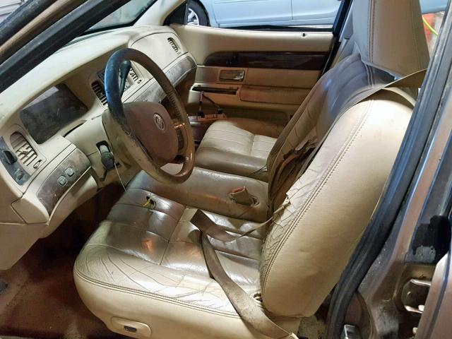 2MEFM75V96X644018 - 2006 MERCURY GRAND MARQ TAN photo 5