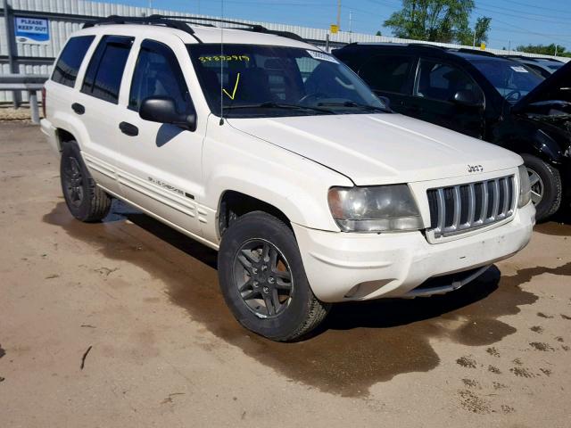 1J4GX48S14C321485 - 2004 JEEP GRAND CHER WHITE photo 1