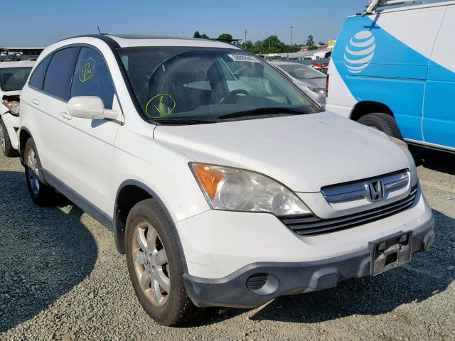 JHLRE48768C070309 - 2008 HONDA CR-V EXL WHITE photo 1