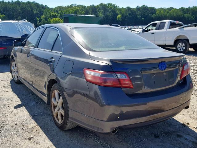 4T1BK46K87U018263 - 2007 TOYOTA CAMRY NEW GRAY photo 3