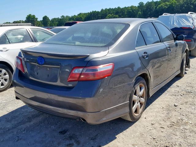 4T1BK46K87U018263 - 2007 TOYOTA CAMRY NEW GRAY photo 4