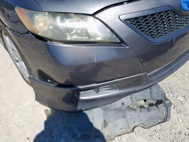 4T1BK46K87U018263 - 2007 TOYOTA CAMRY NEW GRAY photo 9