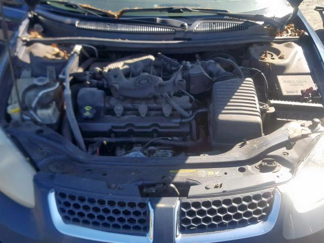 1B3EL46R06N207219 - 2006 DODGE STRATUS SX BLUE photo 7