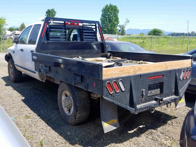 3D7KS28C37G758293 - 2007 DODGE RAM 2500 S თეთრი ფოტო 3