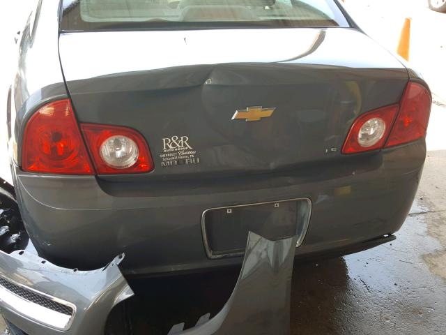 1G1ZG57B29F111529 - 2009 CHEVROLET MALIBU LS 灰色 照片 9