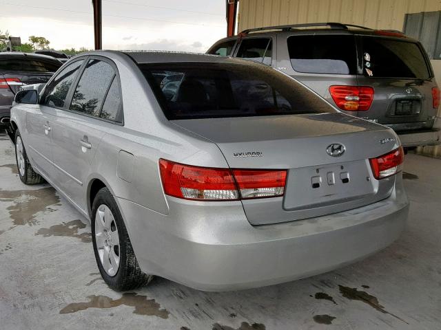 KMHET46CX6A115760 - 2006 HYUNDAI SONATA GL GRAY photo 3