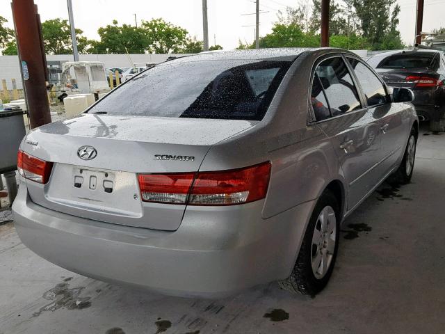 KMHET46CX6A115760 - 2006 HYUNDAI SONATA GL GRAY photo 4